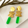 Midas + Vintage Lucite Drop Earrings