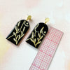 Golden Bods Fine Line Earrings