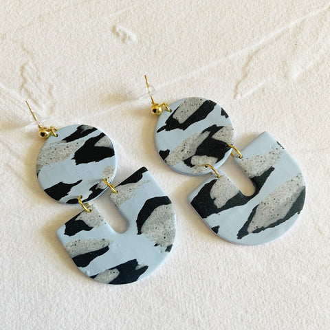Pattern Clash Earrings