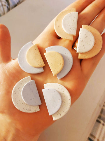 Overlay Earrings Various Colours