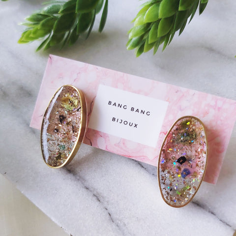 Galaxy Studs: Long Ovals