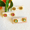 Big Buds Swarovski Ear Shields: Multiple Colour Options
