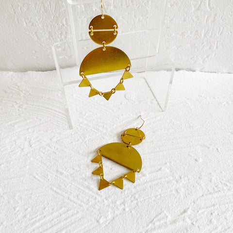 Brass Earrings