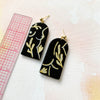 Golden Bods Fine Line Earrings