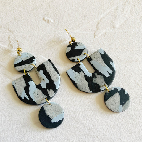 Pattern Clash Earrings