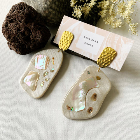 Mermaid Tombstone Earrings