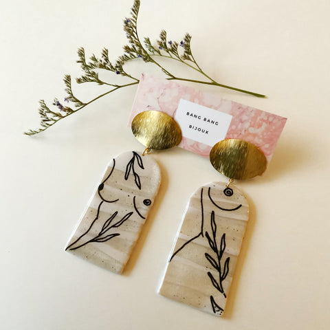 Fine Line Earrings
