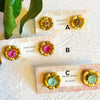 Big Buds Swarovski Ear Shields: Multiple Colour Options