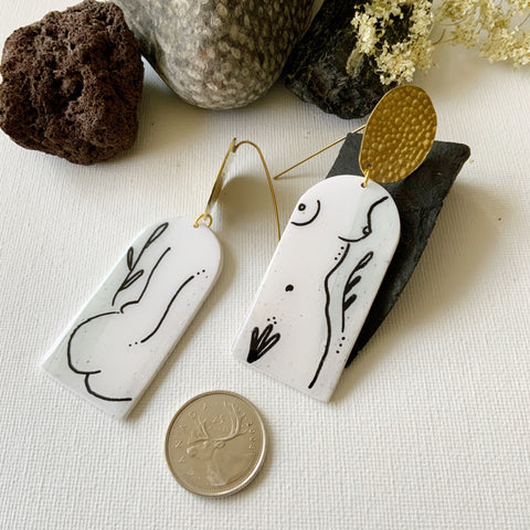 Fine Lines Earrings