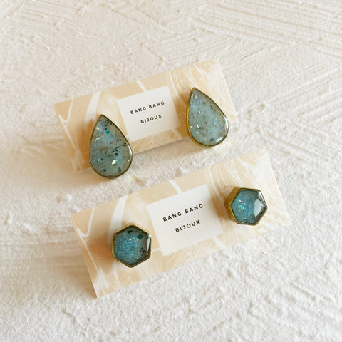 Galaxy Studs: Ocean Blue