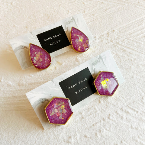 Galaxy Studs: Lush Pink