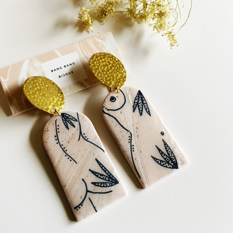 Fine Lines Earrings