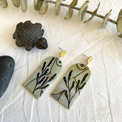 Fine Line Earrings (studs)