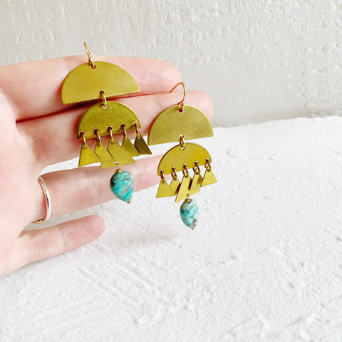 Brass Earrings