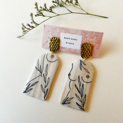 Fine Line Earrings