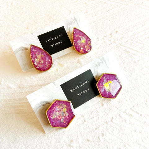 Galaxy Studs: Lush Pink