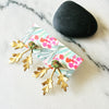 Floral Ear Shields: Irridescent Green