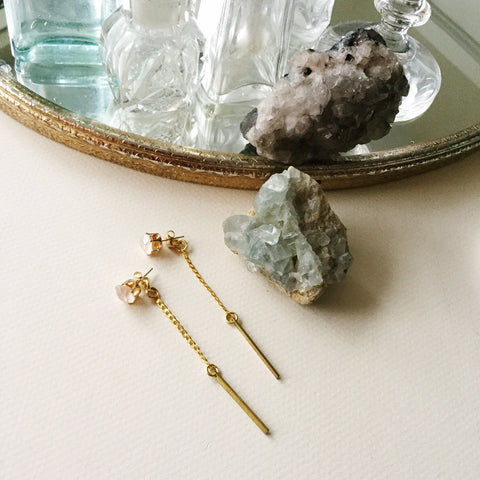 Crystal Swingers: Pale Neutral Pink