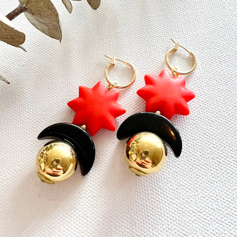 Retro Pop Flower Earrings